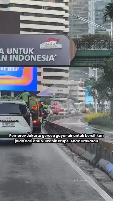 semoga semua daerah juga gercep ya bersihin abu dari jalan dan pemukiman 📽️ tia