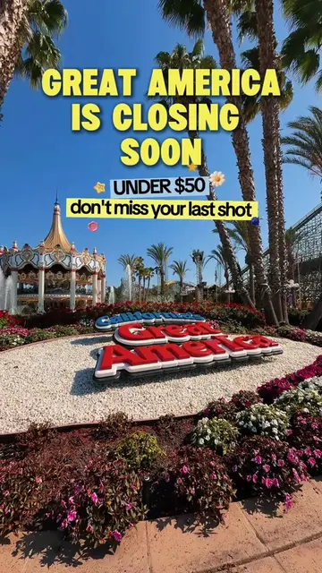 California's Great America is closing and this might be one of the last times yo