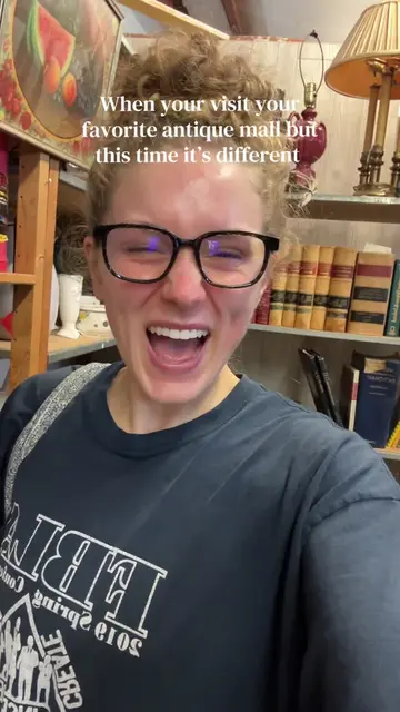 Went to my favorite antique mall today but it was a little different this time! 