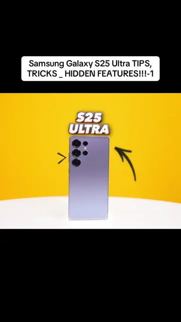 Samsung Galaxy S25 Ultra TIPS, TRICKS _ HIDDEN FEATURES!!!-1