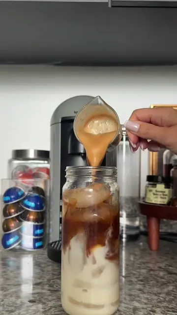 Making my morning latte is one of my favorite parts in my morning routine @Nespr