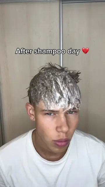 shampoo day 💔 @BASED #basedpartner How I make my flat straight hair fluffy, tex