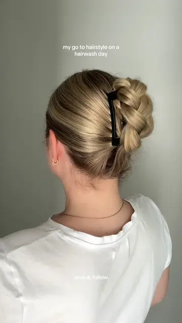 love, love, love this hairstyle 💗 #hairtok #hairstyle #hairstyletutorial #clawc