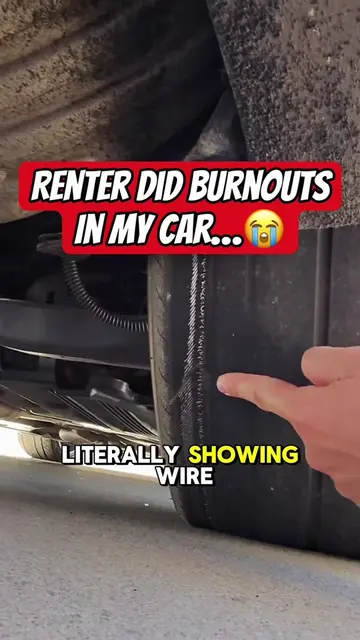 Why would someone do this to my precious car 😭 #amg #burnout #rental #c63s #bus