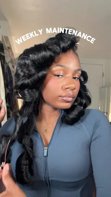PART 15 | another week of beauty maintenance at home✨ side part quick weave , di