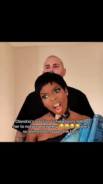She’s so animated 😂😂 #olandria #olandriacarthen #nicolandria #nicvans #nicolas