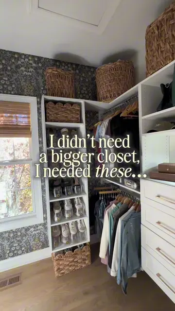 Turns out I didn’t need more closet space, I just needed better organization! Th
