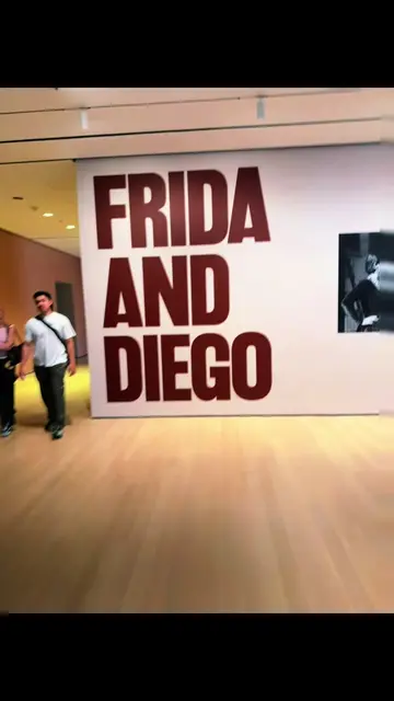 Frida and Diego exhibit at the @MoMA The Museum of Modern Art 🖼️ #fridakahlo #a