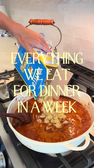 A week of dinners 🍽️🤎 because deciding what’s for dinner every night is a full