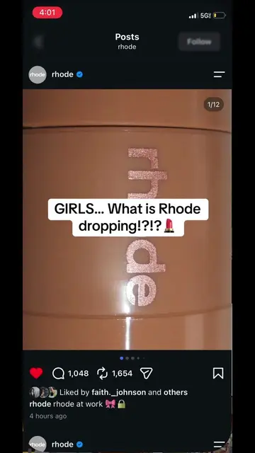 Hopefully a mini blush!!! #rhode #rhodedrop #skincare @rhode skin 