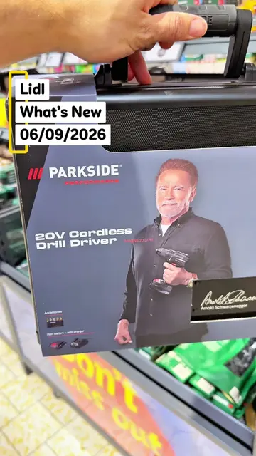 What’s New in Middle of Lidl Aisle Haul This Week? | Parkside 20V Cordless Drill