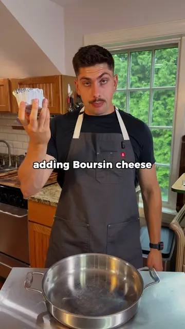 Gas ⛽️ or Trash 🗑️? Creamy Boursin Orzo Chicken Bake Click the link in my bio f