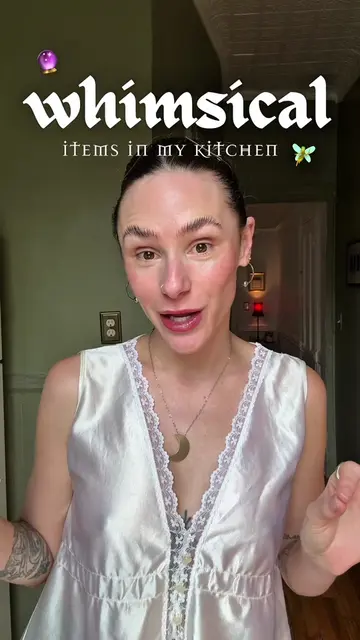 Here are some whimsical items I’ve added to my kitchen lately 🔮💕🌈🧚🌈  #whims