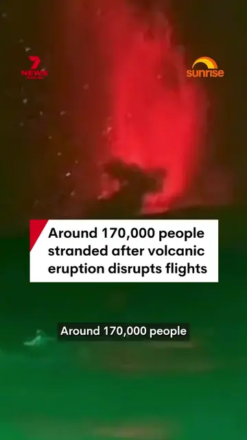A volcanic eruption in Indonesia has delayed more than 1500 flights and left aro