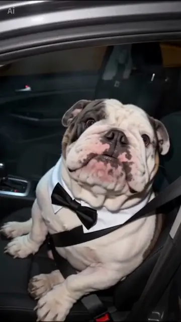 No sir. Hi, how are you? 🏎️💨#dogsoftiktok #bulldog 