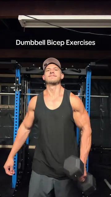 Dumbbell bicep exercises #gym #workout #fitness #fyp 