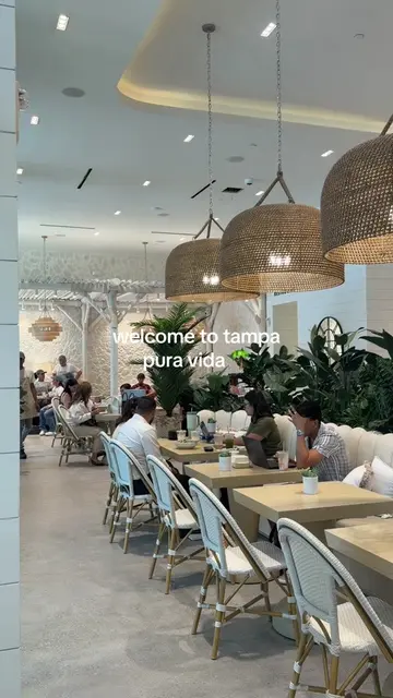 @Pura Vida Miami has arrived in tampa 🌴🥭🍵  what we ordered: 2x iced mango mat