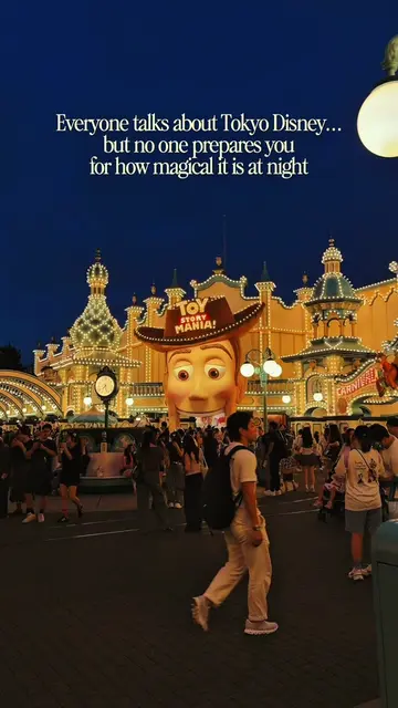POV: you find out you can experience Tokyo Disney at night for less than $40 👀�