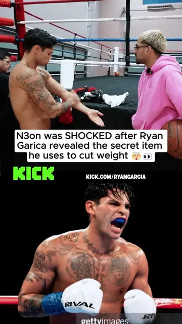 N3on was SHOCKED after Ryan Garica revealed the secret item he uses to cut weigh