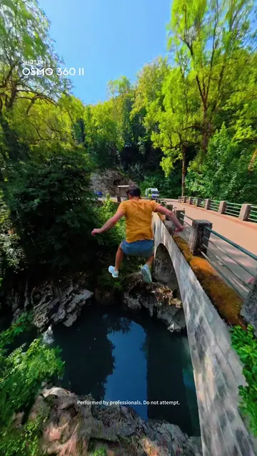Gravity Looks Different Here. DJI Osmo 360 II in panoramic slow motion makes the