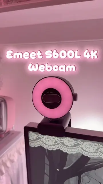 another vid for my fav camera cause wdym PINK WEBCAMM 🎀💗🩰 @emeet_official | #