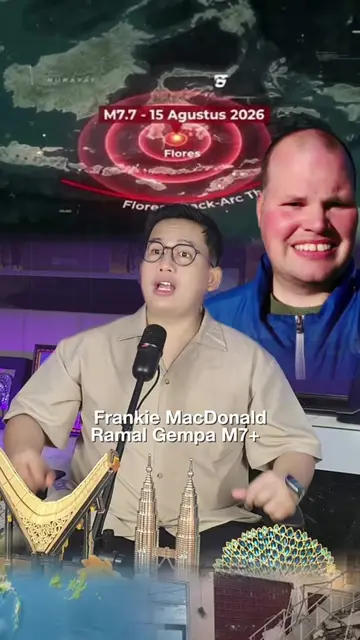 Frankie Mcdonald Ramal Gempa M7+ di Indonesia