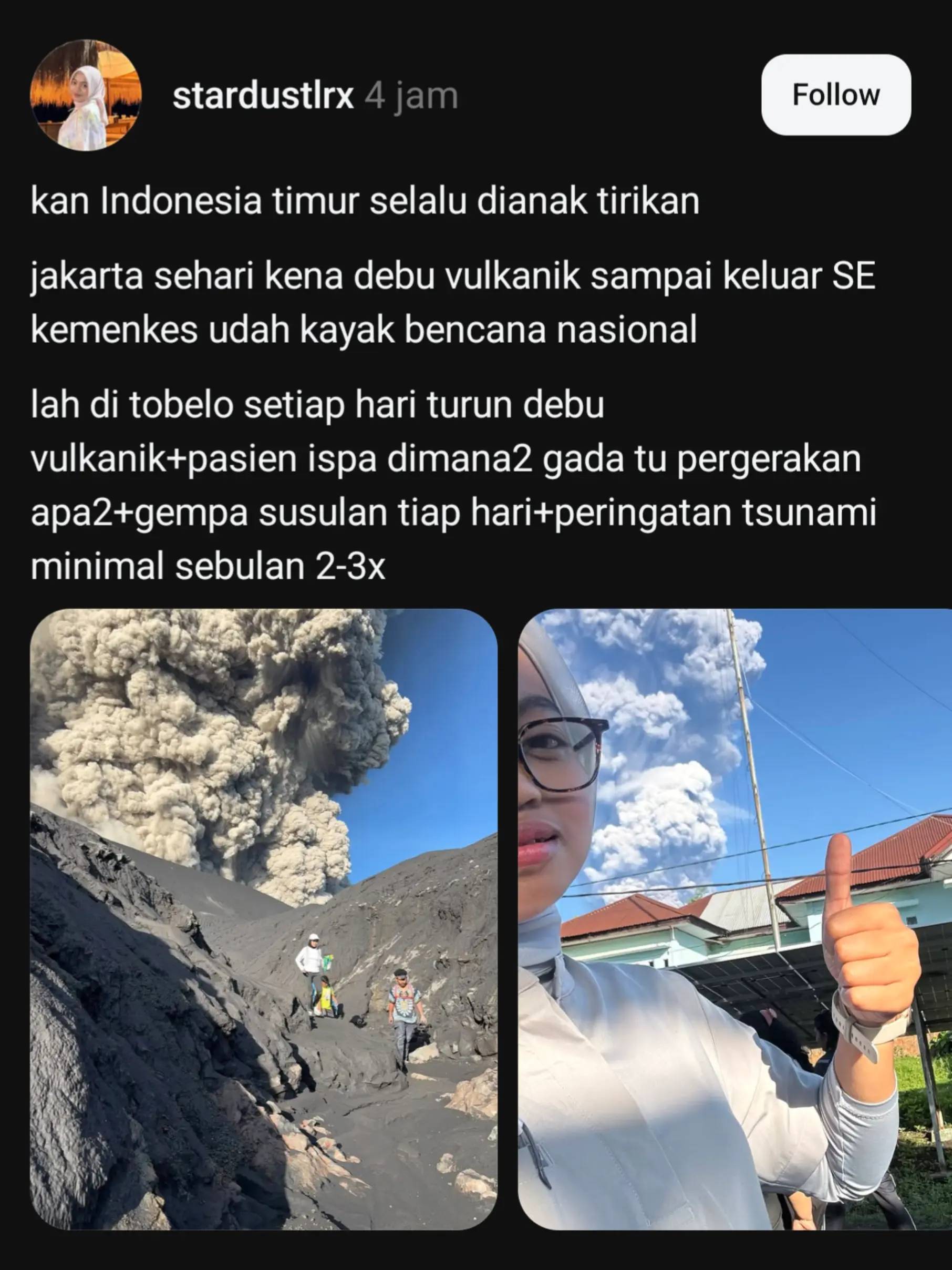 semoga semuanya membaik ya🥹 #anakkrakatau #indonesiatimur #abuvulkanik #bencana