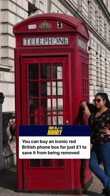 You can buy an iconic red British phone box for just £1 to save it from being re