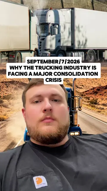 Is the trucking industry facing a major shift? 🤔 Mega carriers are merging, whi