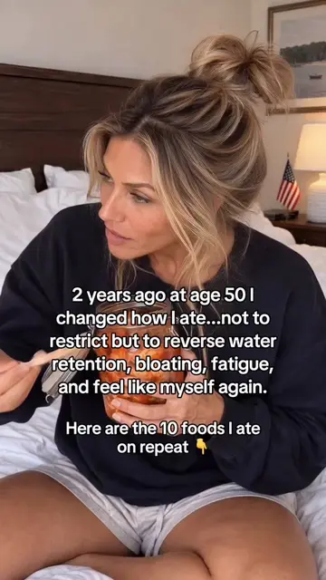 at 50 i was tired and puffy and blaming everything except what was on my plate. 
