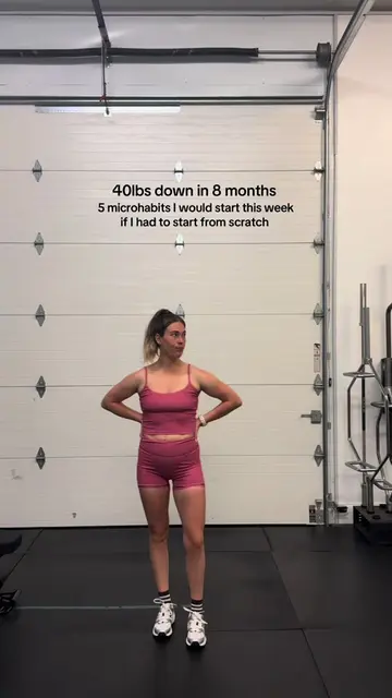 I’ve lost 40lbs in 8 months and these are 5 micro habits I would start building 