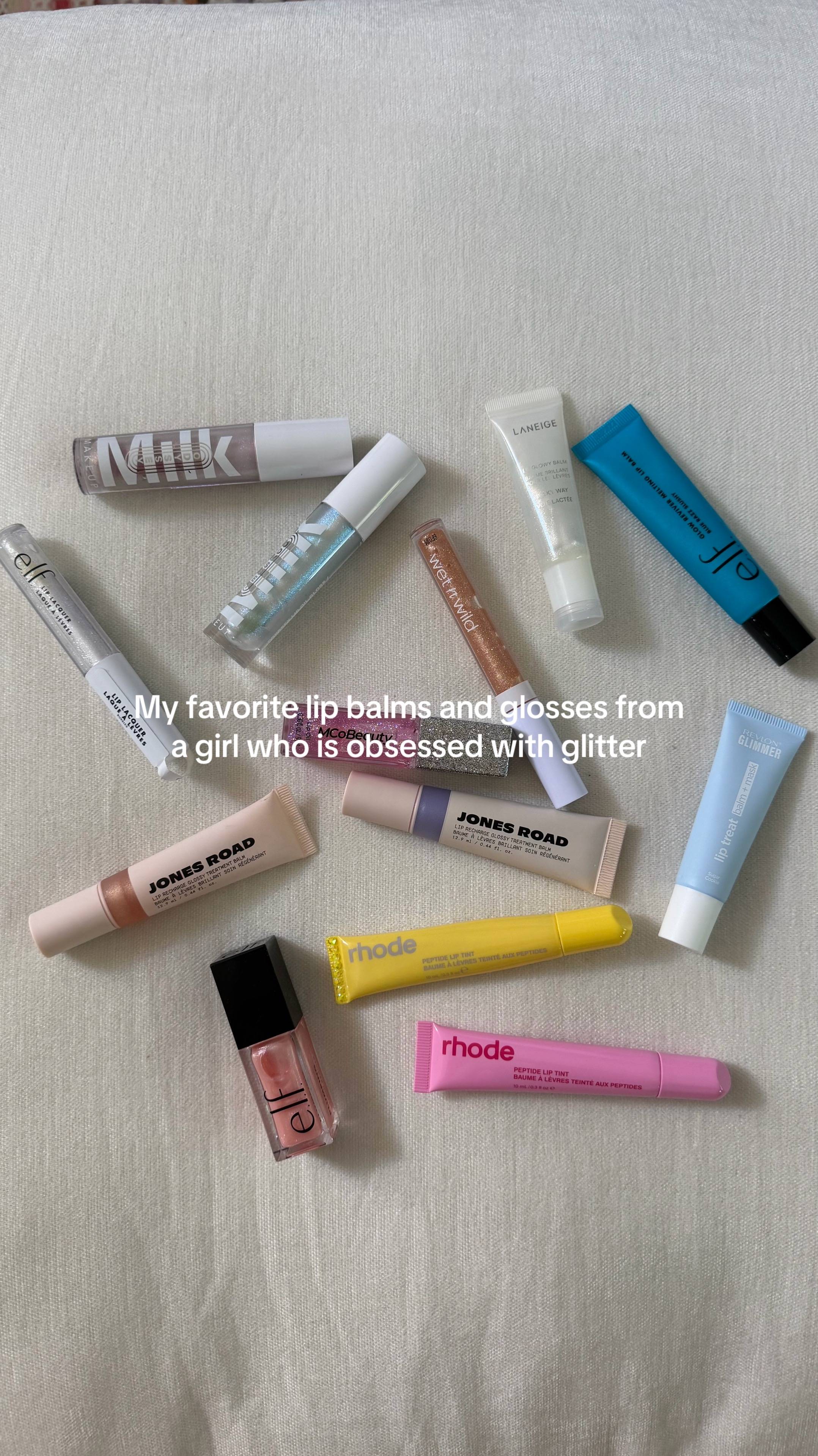 Glitter glitter and more glitter #lipgloss #lipbalm #glitter #lipproducts