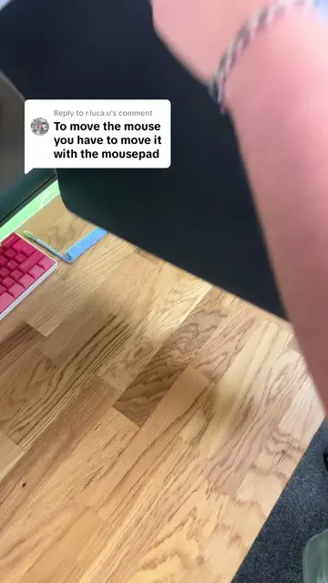 Replying to @r.luca.u  That’s a really good solution to using this mousepad 😏 #