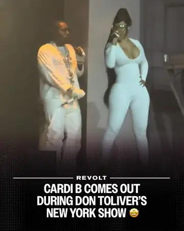 No one has stage presence like her 😮‍💨 Cardi B surprised fans at Don Toliver’s