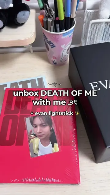 unboxing album of the year (death of me) 💙 tbh nothing could’ve prepared me for