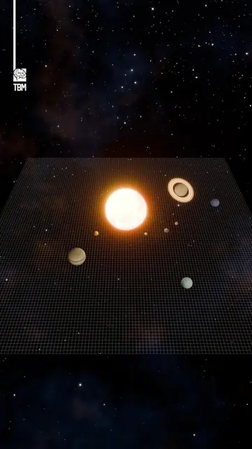 How Planets Warp Space - We’ve shown how the planets warp space before — but thi