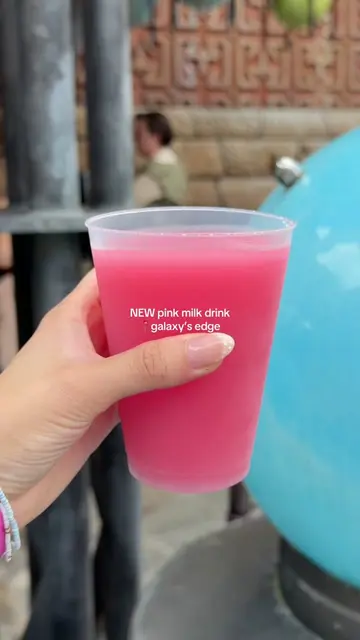 Tastes AMAZING💕😋 #pinkmilk #pinkmilkgalaxysedge #galaxysedge #hollywoodstudios