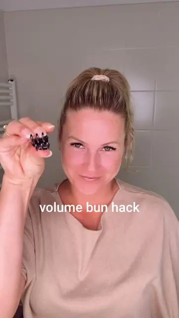 Anyone can create this hairstyle 🫶 #hairtutorial #hairstyle #hairtok #bun 
