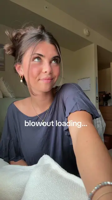 I just love a good blowout tbh #blowout #hair #blowoutcurls 