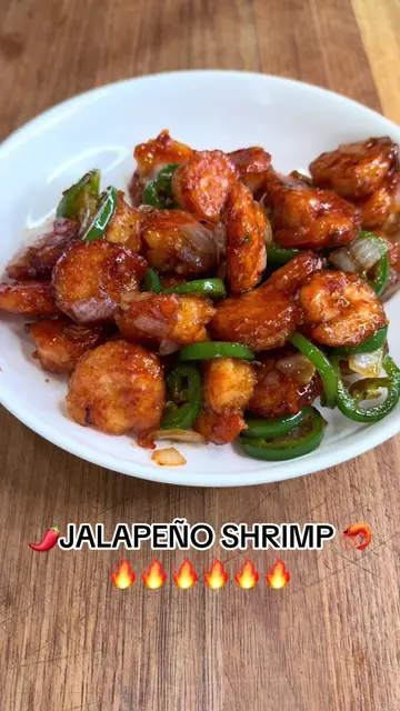 #Foodie #homemade #shrimp #spicyshrimp #jalapenoshrimp 