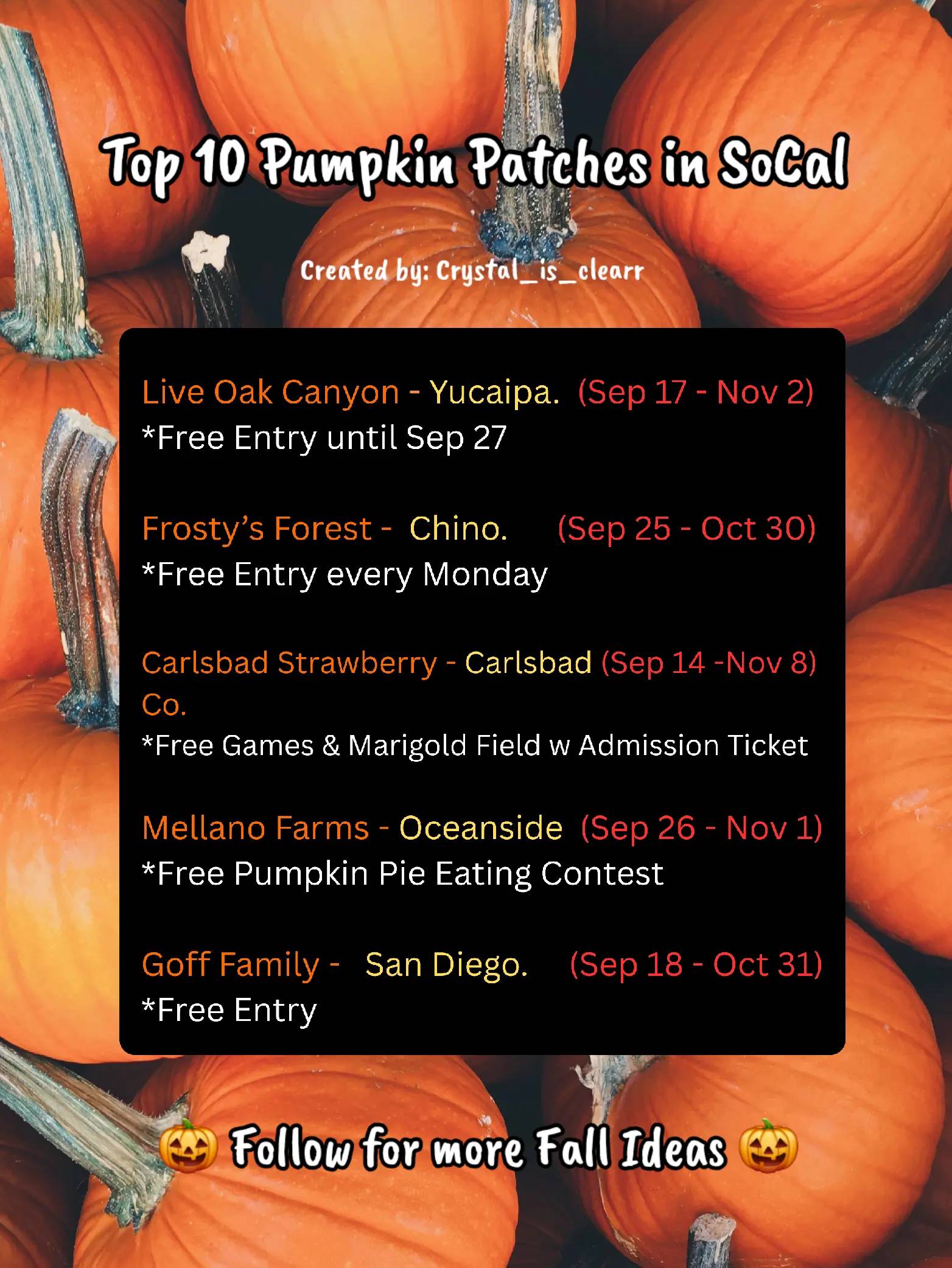 Come back for Haunted Maze locations next! 🎃 🎃 🎃 🎃     @Live Oak Canyon Farm