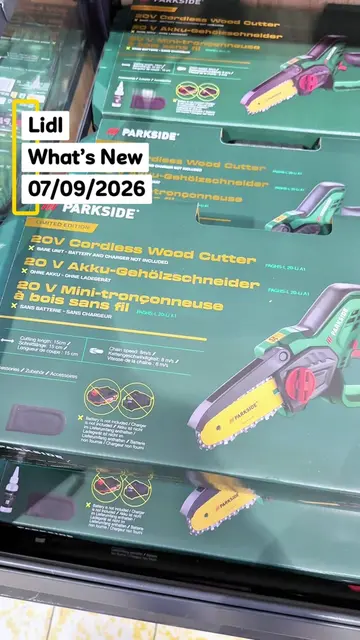 What’s New in Middle of Lidl Aisle Haul This Week? | Parkside 20V Cordless Wood 