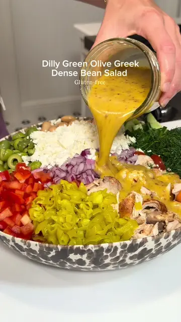 Dilly Green Olive Dense Bean Salad recipe on Substack!