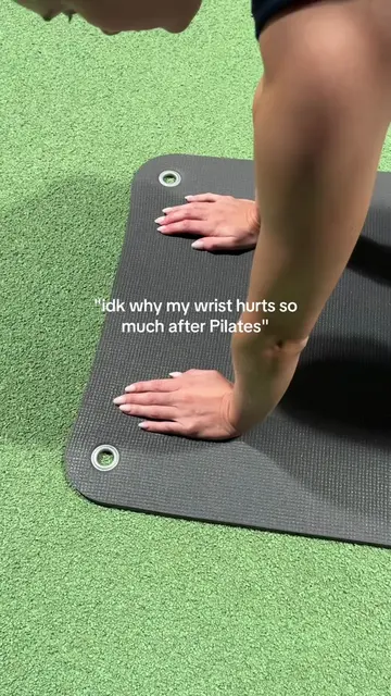 Your post Pilates soreness and pain in your wrist might me related to this: - fi