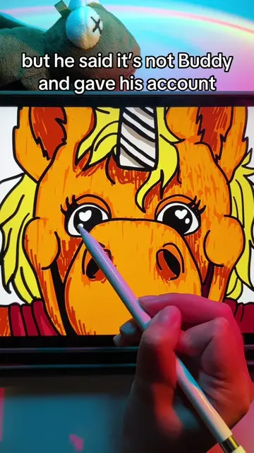 app ArtWorkout @Buddy The Unicorn #multiplayer #buddy #challenge #drawing #art 