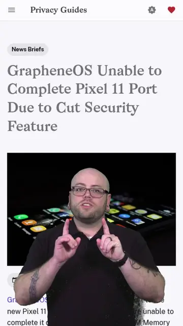Google Made the Pixel 11 LESS Secure?! #cybersecurity #Android #grapheneos