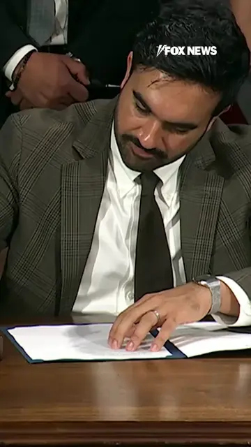 Mamdani is under fire after a symbolic 9/11 pen was handed to a former al Qaeda 