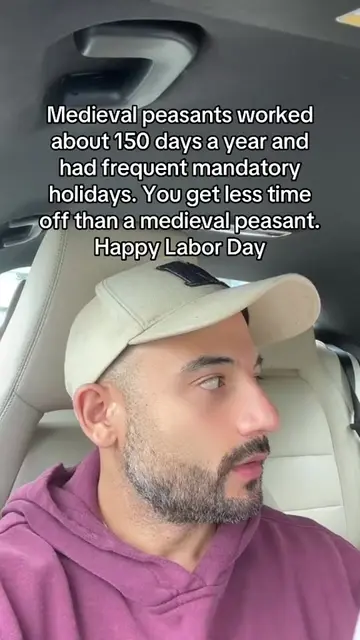The peasants had it figured out . . . #laborday #costofliving #worklifebalance #