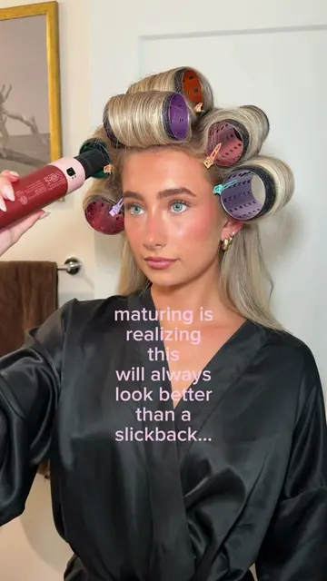 ALSO METAL ROLLERS HI >> #blowout #metalrollers #rollerset #blowoututorial #matu