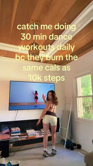 You will catch me doing a dance workout! Try this dance workout on YT: Melinna M